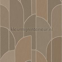 Arch forest Sage green behang Dutch Wallcoverings Grafisch Abstract 