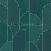 Arch forest Green tapet Dutch Wallcoverings Vintage Gamle 