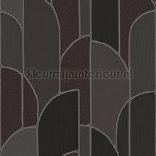 Arch forest Purple behang Dutch Wallcoverings Grafisch Abstract 