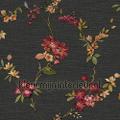 Flower black wallcovering FT221214 Fabric Touch Dutch wallcoverings