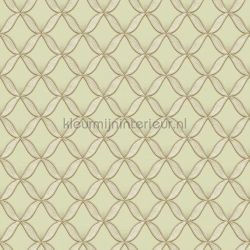 Geometric light green tapeten FT221225 karo Dutch Wallcoverings