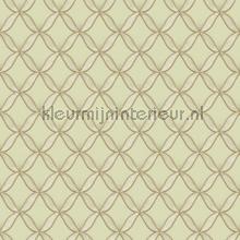 Geometric light green behang FT221225 Fabric Touch Dutch Wallcoverings