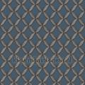 Geometric brown papel pintado FT221227 Fabric Touch Dutch wallcoverings