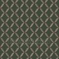 Geometric dark green papel pintado FT221228 Fabric Touch Dutch wallcoverings