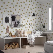 Rio mustard papier peint Sandberg Wallpaper creations 