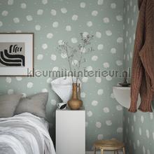 Rio teal papier peint Sandberg Wallpaper creations 