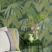 Indian summer bladeren wallcovering Eijffinger Vintage- Old wallpaper 