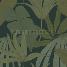 Indian summer bladeren wallcovering Eijffinger Vintage- Old wallpaper 