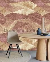 Stormy waves rosewood papel pintado Eijffinger Vendimia Viejo 