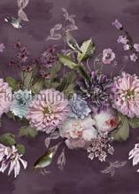 Midsummer dark wallcovering Behang Expresse Floral Utopia ink7552