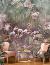 Flamingo Found dark carta da parati Behang Expresse Floral Utopia ink7553