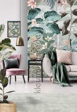 Magufuli Petrol papel pintado Behang Expresse Floral Utopia ink7555