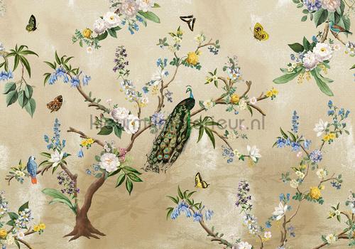 Secret Garden Sand wallcovering ink7559 romantic modern Behang Expresse