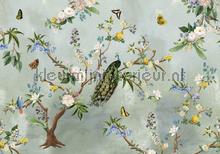 Secret Garden Turkuoise papel pintado Behang Expresse Floral Utopia ink7560