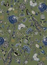 Pomegranate Moss carta da parati Behang Expresse Vintage Vecchia 