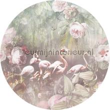 Behangcirkel 150 cm doorsnede papel pintado Behang Expresse Floral Utopia ink319