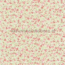 Cherry blanc rose papel pintado Casadeco Vendimia Viejo 