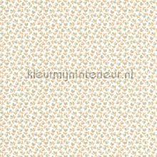 Darwin tulip camel rose papier peint Casadeco Wallpaper creations 