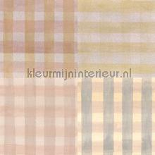 Patchwork vichy multico vintage tapeten Casadeco Flower Market FLOM89271727