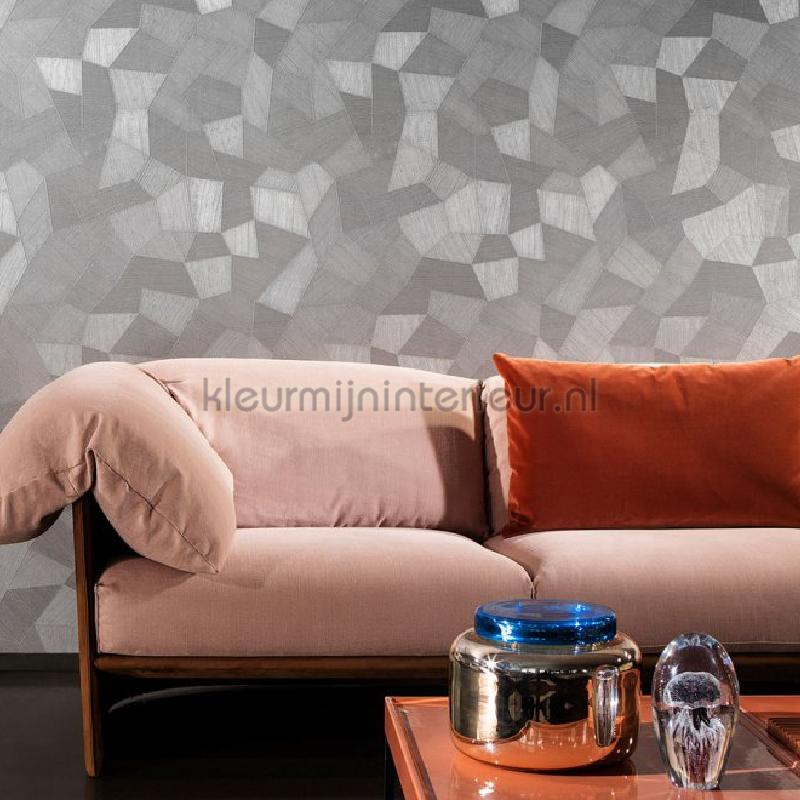 Facet pebble grey papel de parede 75310 Focus Arte