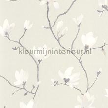 Suzhou blanc coton wallcovering Casadeco Vintage- Old wallpaper 