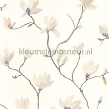 Suzhou beige lin wallcovering Casadeco Vintage- Old wallpaper 