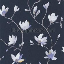 Suzhou bleu papel de parede Casadeco quadrado 