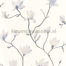 Suzhou gris bleute wallcovering Casadeco Vintage- Old wallpaper 