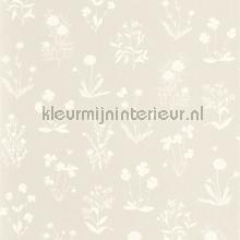 Herbier beige lin behaang Casadeco van vruuger 