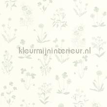 Herbier bleu grise tapet Casadeco Gardens GADN87626209