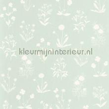 Herbier vert aloe wallcovering Casadeco Vintage- Old wallpaper 