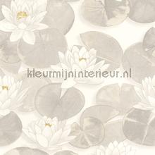 Nymphea blanc coton tapet Casadeco Gardens GADN87630122