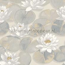 Nymphea beige lin tapet Casadeco Gardens GADN87631068