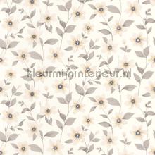 Clematites beige lin behaang Casadeco van vruuger 