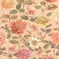 Dahlia rose nude papel de parede GADN87664419 flores Motivos