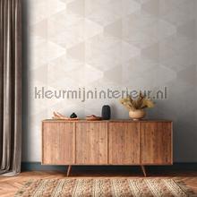 Liggende driehoek ruiten wallcovering AS Creation Geo Effect 383534