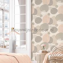 Handgetekende cirkelvormen wallcovering AS Creation Geo Effect 385952