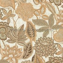 Fiori antichi Warm greige carta da parati Arte Vintage Vecchia 