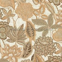 Fiori antichi Warm greige papier peint Arte Gitane 49560