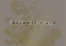 Engraved Flowers behaang Kek Amsterdam Gold Metallics MW-018