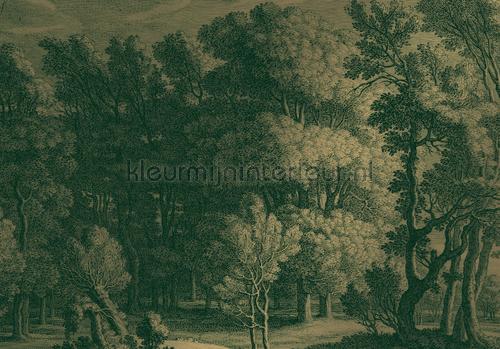 Engraved Landscapes gold metallic papier murales MW-033 Gold Metallics Kek Amsterdam