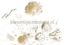 Golden Age Flowers gold metallic tapeten Kek Amsterdam Gold Metallics MW-051