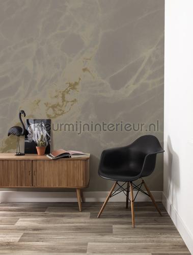 Marble gold metallic fotomurales MW-052 Moderno - Abstracto Kek Amsterdam