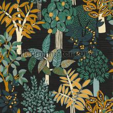 Peradeniya noirmultico papel de parede Casamance Golfe du Bengale 75940508