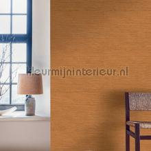 Zostera terre de sienne wallcovering Casamance Vintage- Old wallpaper 