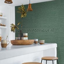 Zostera emeraude wallcovering Casamance all images 