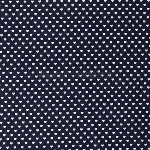 Hartjes stof navy gordijnen Kleurmijninterieur