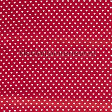 Hartjes stof rood gordijnen Kleurmijninterieur Overgordijnen