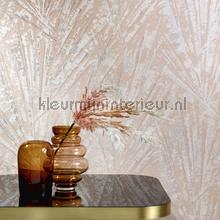 Metallic waaier structuur wallcovering Noordwand Vintage- Old wallpaper 