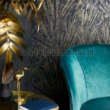 Metallic waaier structuur wallcovering Noordwand Vintage- Old wallpaper 